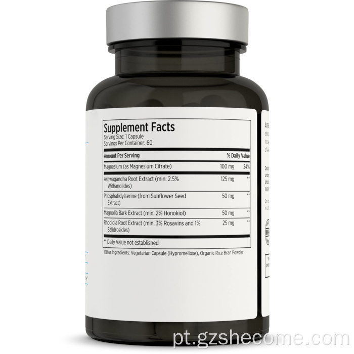 Cortisol Melhorar o humor, relaxamento Cortisol Health Capsules